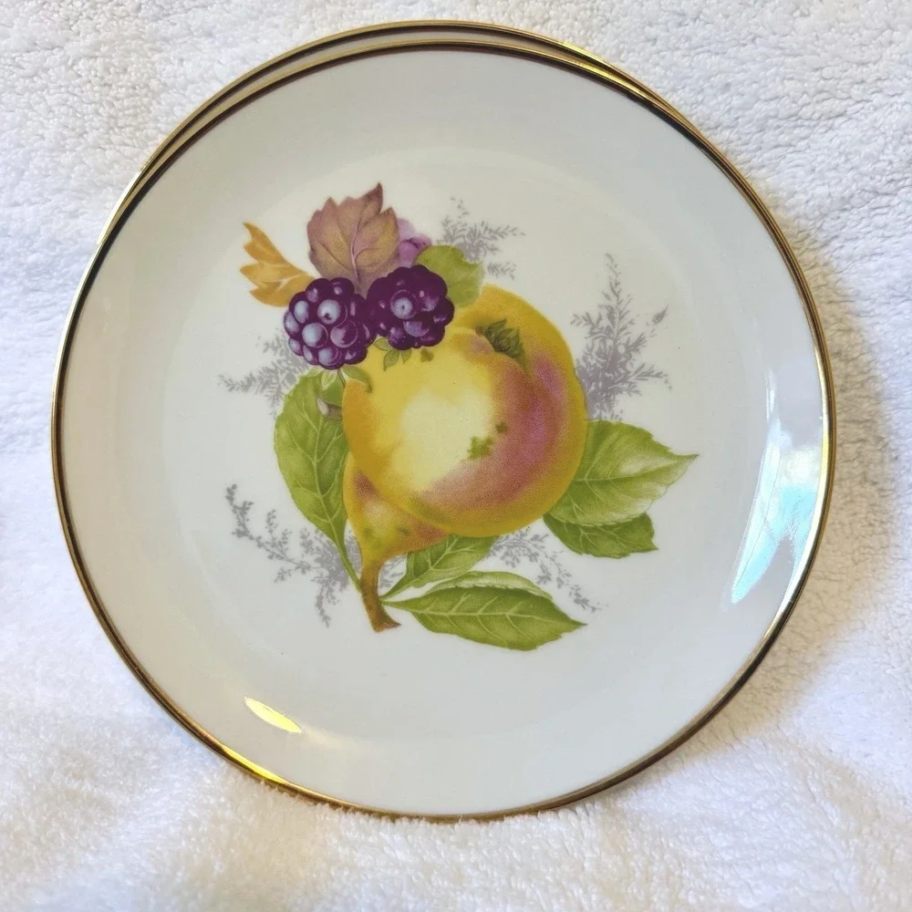 Vintage Set Of 2 Johann Haviland Fruit Salad Plates
